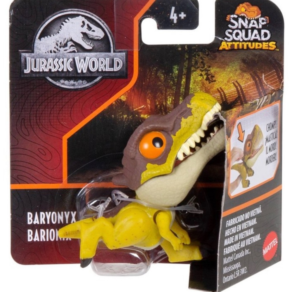 Jurassic World Snap Squad Attitudes Baryonyx Figure